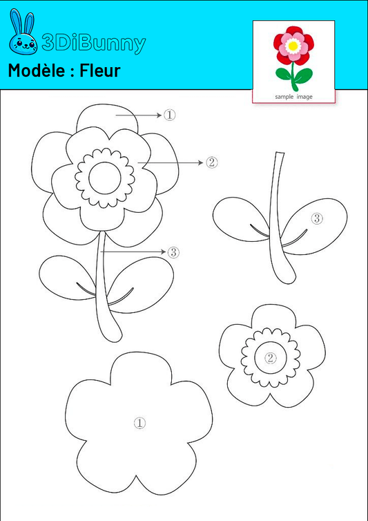 Modèle : Fleur.